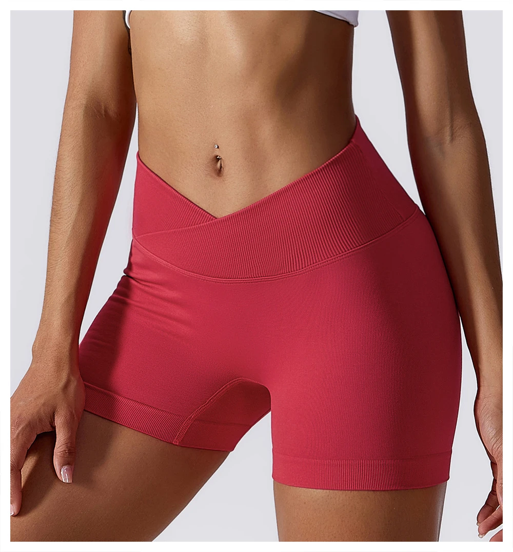 Womens V-Waist Biker Shorts7 Womens V-Waist Biker Shorts7